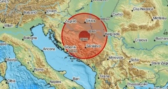 'Dobro zatreslo', 'Jaka tutnjava', 'Ovo je bilo jezivo'... Iza ponoći jači zemljotres uzdrmao BiH!