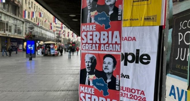 U Srbiji su ludi za Trumpom i Muskom: 'Make Serbia great again' i 'velika Srbija'