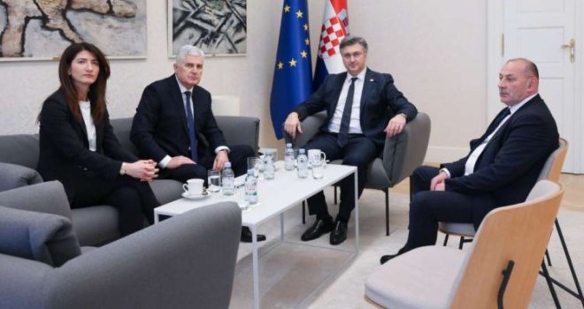 Plenković se sastao sa Čovićem te najavio posjetu BiH: 'Nužno je smiriti političke tenzije'