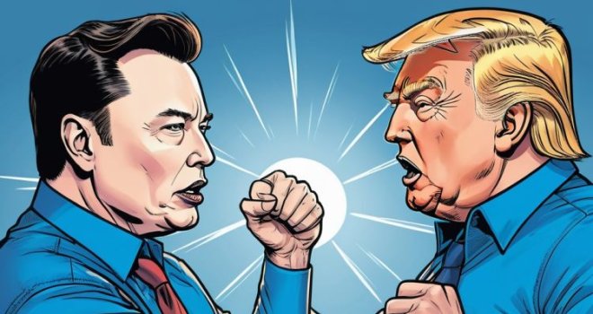 Hoće li se uskoro Trump i Musk hvatati za grkljane? Uspaničeni Musk u potpunom raskolu sa Trumpovim radikalima!