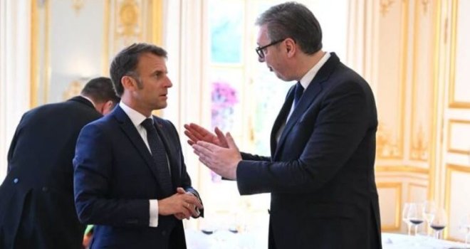 Vučić Macronu rekao da je najteža tema BiH: 'Ne prihvatam hapšenje Dodika kao jedino rješenje!'