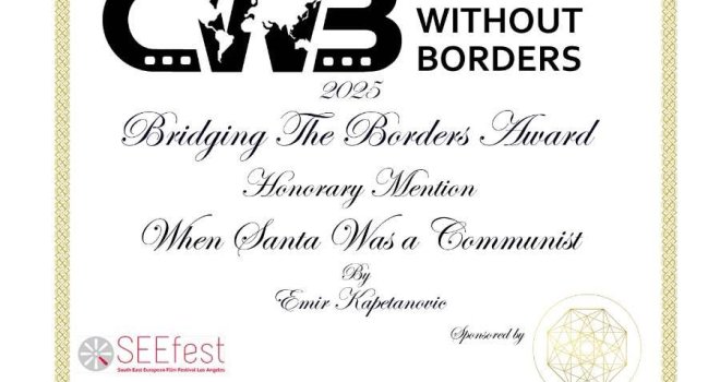 Film “Djeda Mraz u Bosni” dobitnik nagrade Cinema Without Borders u Los Angelesu