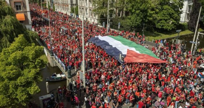 Oko 100.000 ljudi u Nizozemskoj protestovalo protiv vladine politike prema Izraelu