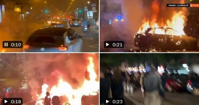 'Barbari su izašli na ulice!': Jezive scene iz Pariza, veliko slavlje pretvorilo se u ludilo, grad je gorio