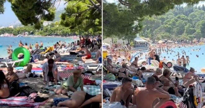 'Horor! Ako je ovo odmor, ja na godišnji ne idem...': Svi kukaju da je skupo, a na plaži u Makarskoj nema gdje igla da padne
