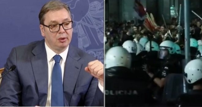 Vučić, gospodar nasilja: Najavio sukobe u periodu od 20:45 do 21:45, a rat na ulicama Beograda počeo u 21:43! Šta to znači?!