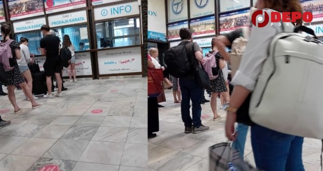 Ogorčena putnica: Gužva, jedan šalter radi, a on kaže - trebala si doći ranije! Iz Centrotransa tvrde: Gužve su rijetke!