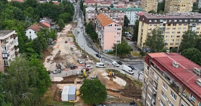 U Sarajevu se gradi cesta duga stotinjak metara, a vrijedna milione KM