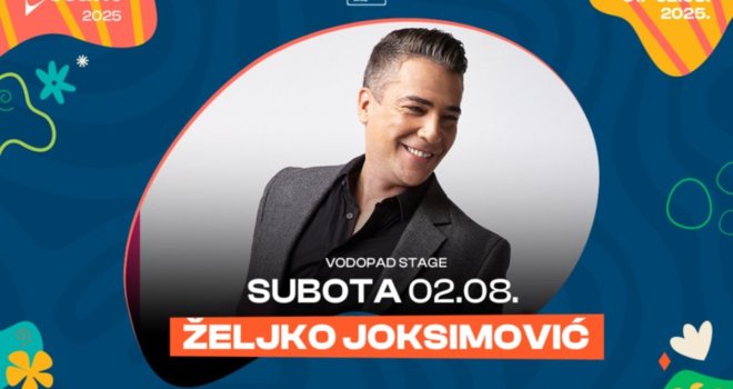 Ekskluzivni nastup Željka Joksimovića ispod Plivskog vodopada, jedini u BiH ovog ljeta