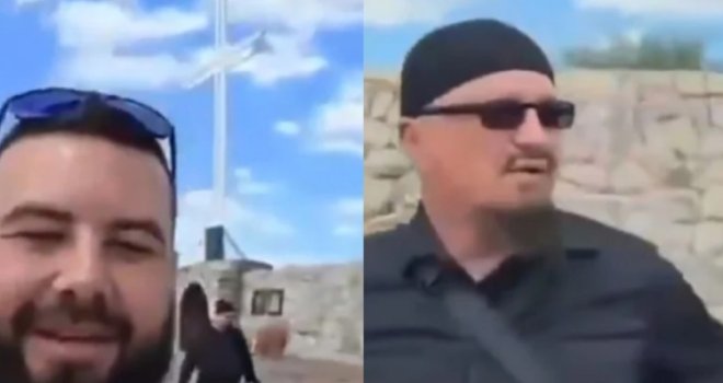 Snimak objavili na TikToku: Sarajevska policija uhapsila dvije osobe zbog prijetnji kod spomenika HVO-u
