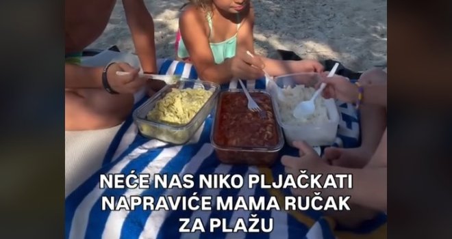 Napravila mama ručak i s djecom došla na plažu, pa je napali: 'Ako nemaš novca, ne idi na more... Jadna djeca!'
