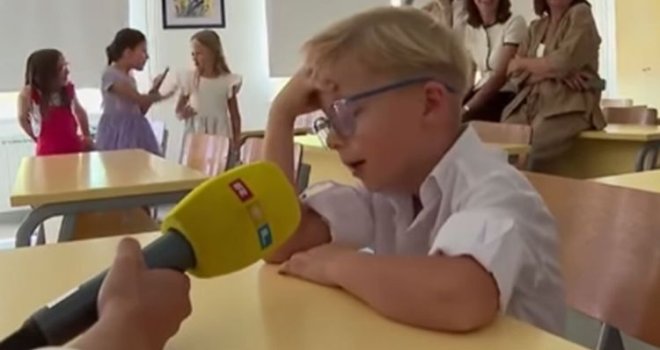 'Meni se ide kući!': Školarac iz susjedstva nasmijao čitav region