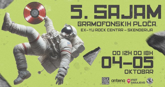 5. Sajam gramofonskih ploča: Popularizacija vinil kulture i podrška lokalnoj sceni i izdavačima