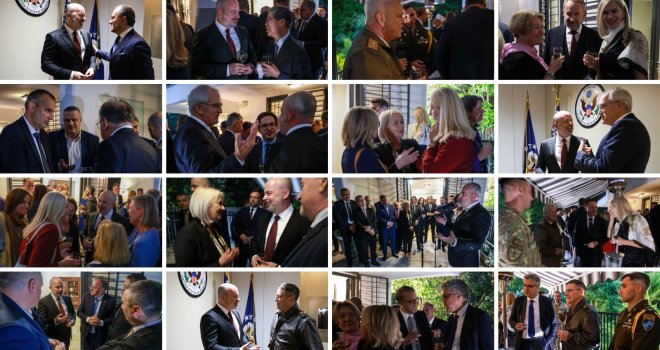 Na prijemu u Ambasadi SAD: John Ginkel se i formalno predstavio bh. zvaničnicima i diplomatskom koru u BiH