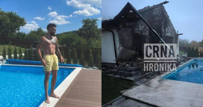 Kod Nišića izgorila vikendica Jale Brata: Neispravne instalacije uzrokovale požar